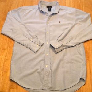 Youth long sleeve Polo button down